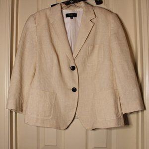 Talbots Cream Blazer